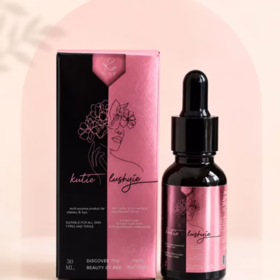 Boîte et flacon kutie lushyie 30 ml